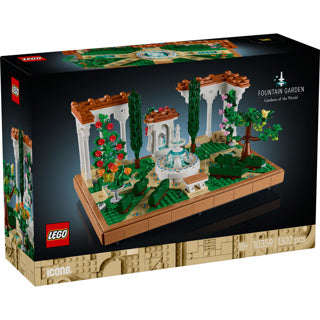 Afbeelding laden in galerijviewer, Lego icons tuin met fontein - 10359
