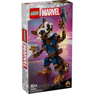 Load image into Gallery viewer, Lego LEGO Super Heroes 76282 Rocket en Baby Groot
