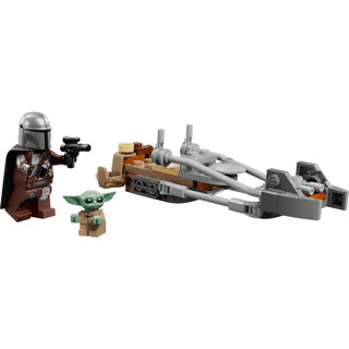Lego star wars tm 75436 de mandalorian en grogu's speederbike | 2 stuks