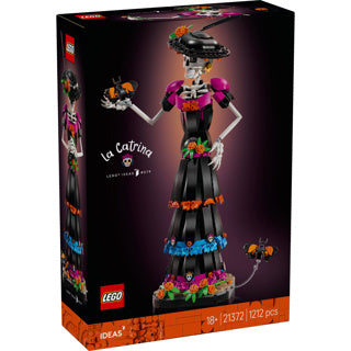 Afbeelding laden in galerijviewer, Lego ideas la catrina figuur bouwpakket voor volwassenen en woondecoratie 21372
