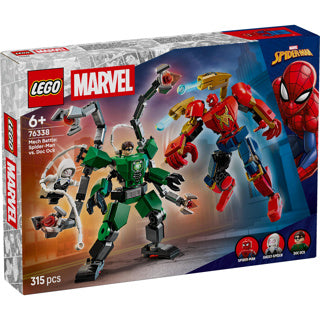 Lego marvel mechaduel: spider-man vs. doc ock superhelden - bouwpakket voor kinderen - 76338