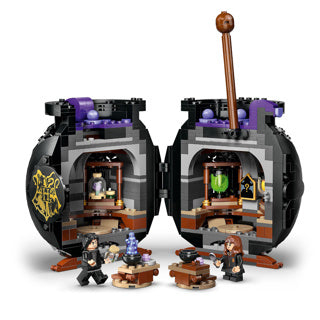 Afbeelding laden in galerijviewer, Lego harry potter ketel met geheim toverdrankenklaslokaal bouwpakket voor kinderen - 76464
