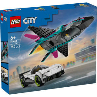 Load image into Gallery viewer, Lego city great vehicles 60489 straalvliegtuig vs. sportauto
