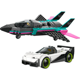 Lego city great vehicles - 60489 - straalvliegtuig vs. sportauto