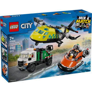 Afbeelding laden in galerijviewer, Lego city great vehicles 60505 vliegtuig, servicewagen en hovercraft remix
