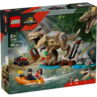 Lego jurassic world 76975 t. rex rivierontsnapping