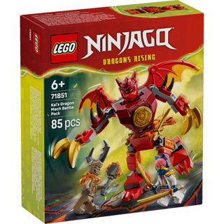 Lego ® ninjago® kai's drakenmecha strijdpakket - mechaspeelgoed - speelset met 3 minifiguren - 71851