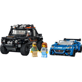 Lego speed champions 77264 jaguar project 7 en land rover defender