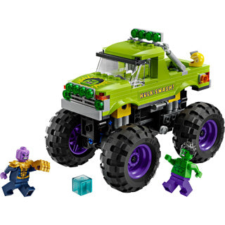 Lego marvel de hulk truck vs. thanos - superhelden speelgoed - 76312
