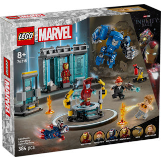 Lego marvel 76315 iron mans laboratorium harnasruimte