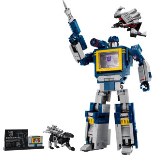 Lego ® icons transformers: soundwave - transformers collectie - 10358