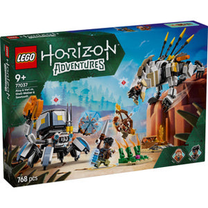 Lego horizon adventures - aloy en varl vs. shell-walker en sawtooth constructiespeelgoed (77037)