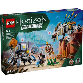 Lego ® horizon adventures™ aloy en varl vs. shell-walker en sawtooth - 77037