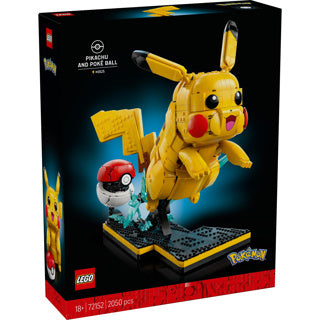Afbeelding laden in galerijviewer, Lego pokémon pikachu en pokéball bouwpakket voor volwassenen en woondecoratie - 72152
