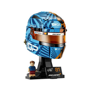 Chargez l'image dans la visionneuse de la galerie, Lego editions mclaren mastercard f1 team helm van oscar piastri bouwpakket voor kinderen 43017
