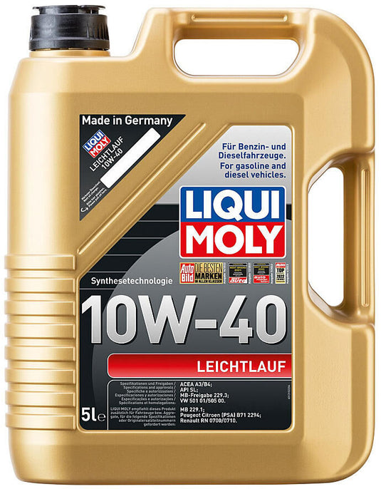 Liqui moly motorolie leichtlauf easy-running 10w-40 5 ltr lm