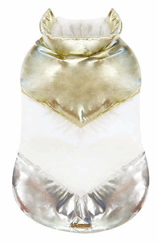 Load image into Gallery viewer, Croci hondenjas padded gilded

