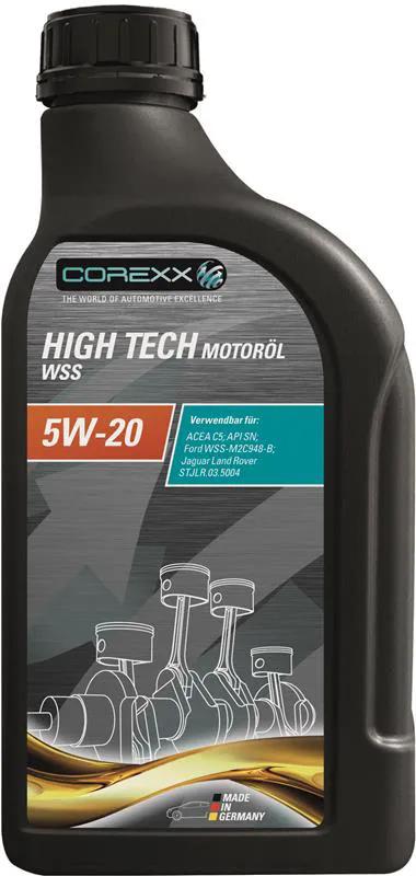Corexx motoroil 5w-20 1 l high tech wss