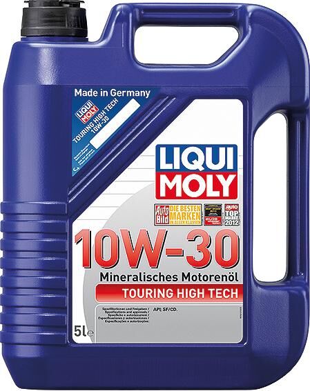 Liqui moly motorolie touring high tech motoroil 10w-30 5 ltr.