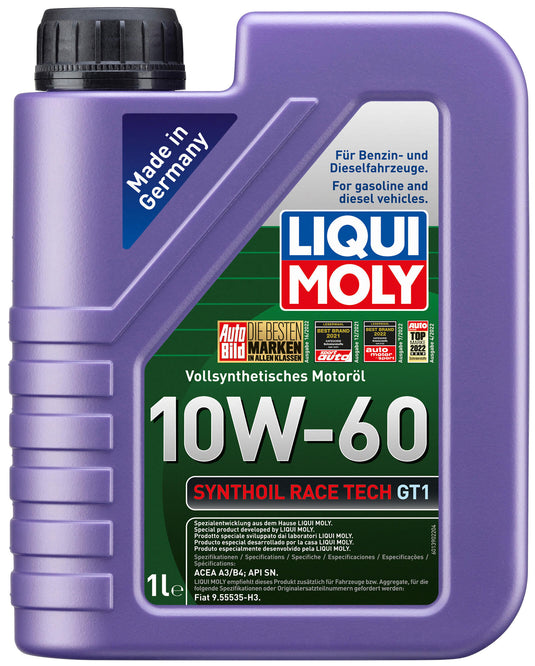 Liqui moly motorolie synthoil race tech gt1 synthoil race tech gt1 10w-60 1 ltr.