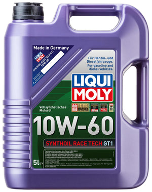 Liqui moly motoröl synthoil race tech gt1 synthoil race tech gt1 10w-60 5 ltr.