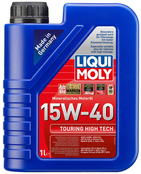 Liqui moly motoröl touring high tech touring high tech 1 ltr. 15w-40hd