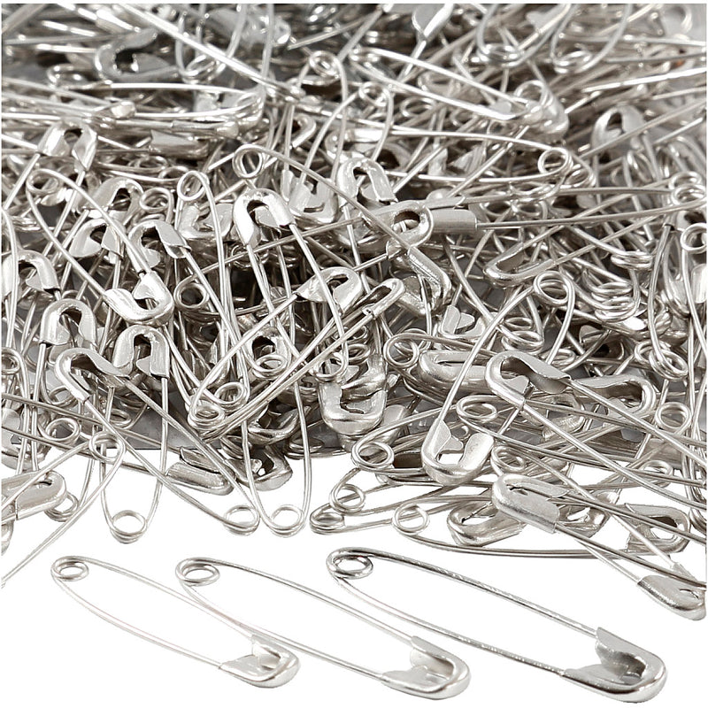 Load image into Gallery viewer, Https: www.cchobby.nl veiligheidsspelden-l-28-31-36-mm-dikte-0-7-0-8-mm-zilver-600-stuk-1-doos

