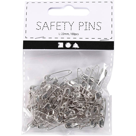 Creativ company https: www.cchobby.nl veiligheidsspelden-l-22-mm-dikte-0-6-mm-zilver-100-stuk-1-doos