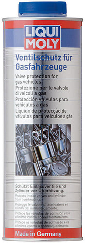 Liqui moly klepbescherming voor gasvoertuigen valve cover for gas vehic lm 1 ltr.