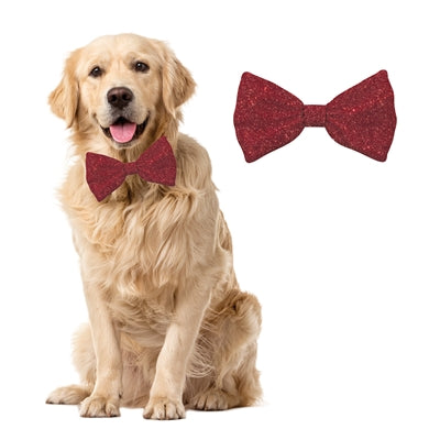 Load image into Gallery viewer, Plenty gifts Kerst vlinderstrik glitter rood
