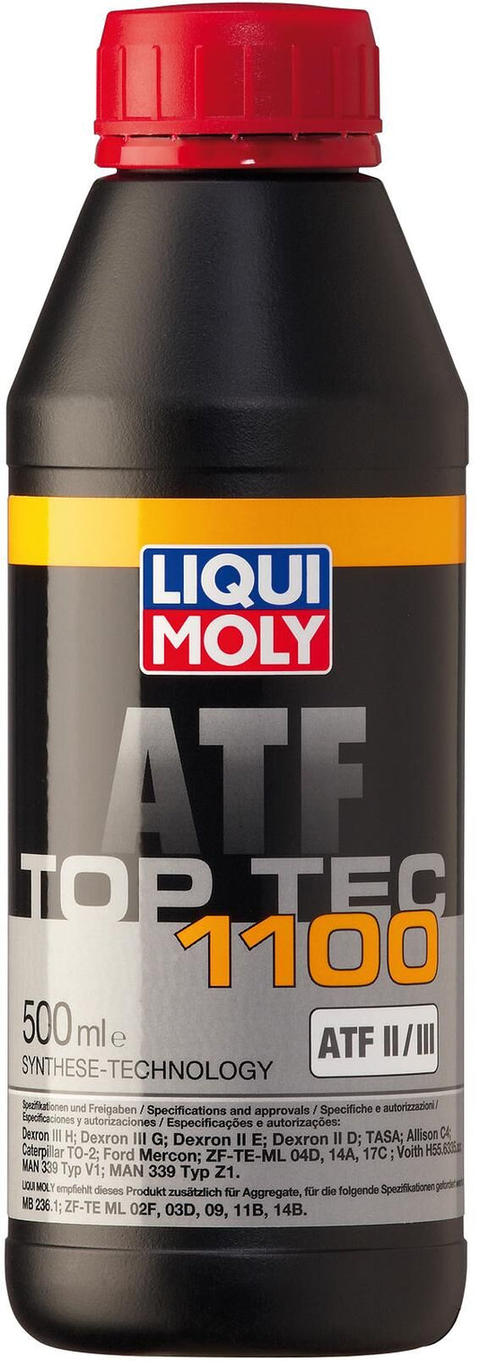 Liqui moly hydraulische olie top tec atf 1100 getr-oel toptec atf1100 plastic water bottle