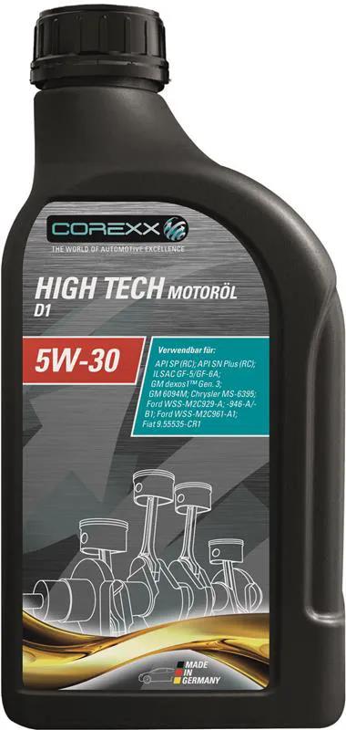 Corexx motoroil 5w-30 1 l high tech d1