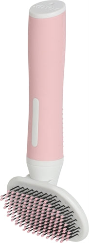 Load image into Gallery viewer, Zolux anah slickerborstel soft roze wit
