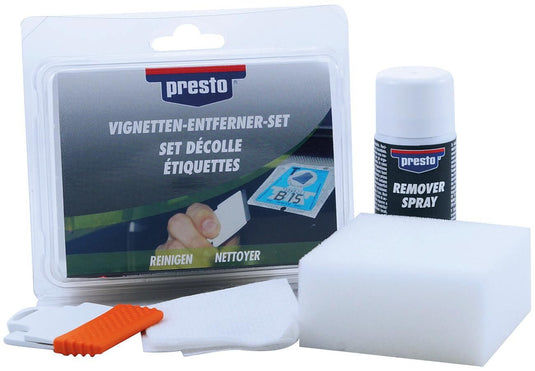 Presto lijmverwijderaars set vignetverwijderaar vignette-removal set 50 m