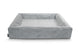 Bia bed rib hoes hondenmand grijs