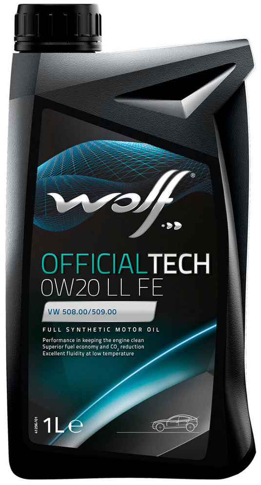 Wolf motorolie officialtech ll fe motoroil 0w20 1l off.tech ll fe