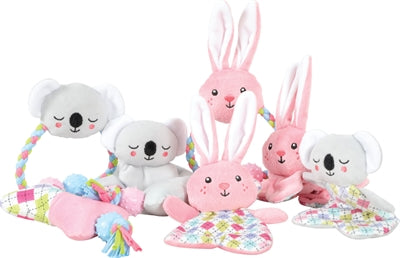 Zolux Puppy tiny pluche koala met touw grijs