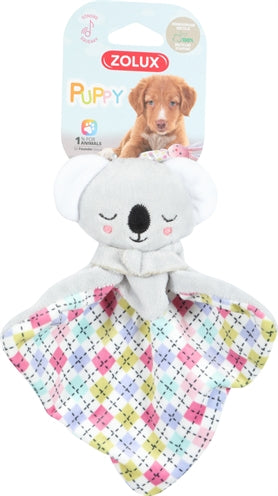 Load image into Gallery viewer, Zolux Puppy tiny pluche koala knuffeldoekje grijs

