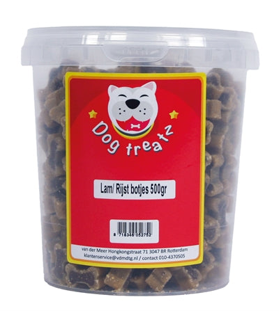 Load image into Gallery viewer, Dog treatz Lam rijst botjes
