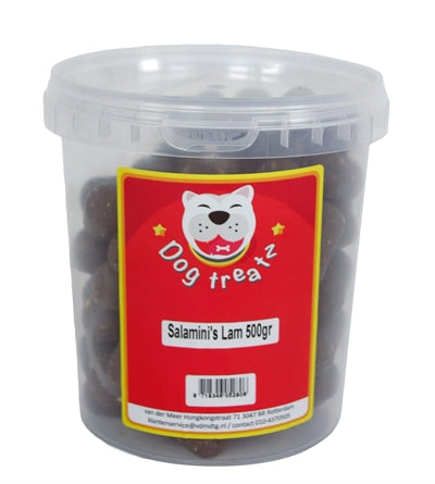 Load image into Gallery viewer, Dog treatz Salamini lam
