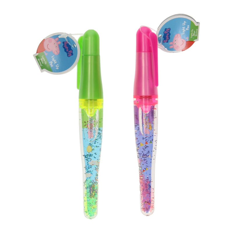 Load image into Gallery viewer, Peppa Pig Glitter Pen met Licht
