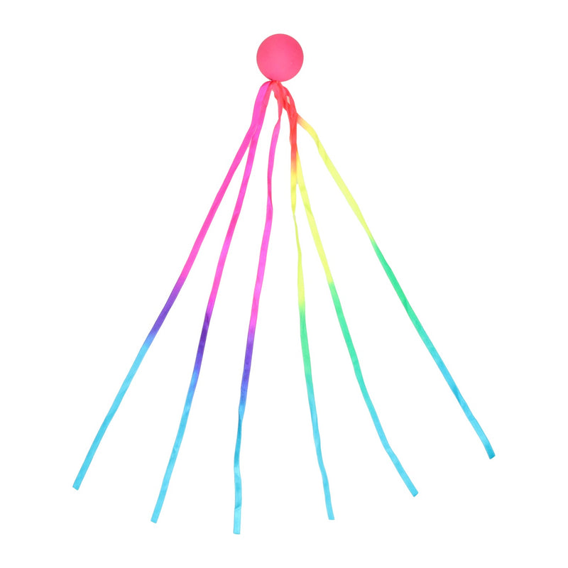 Load image into Gallery viewer, Balletje met regenbooglint

