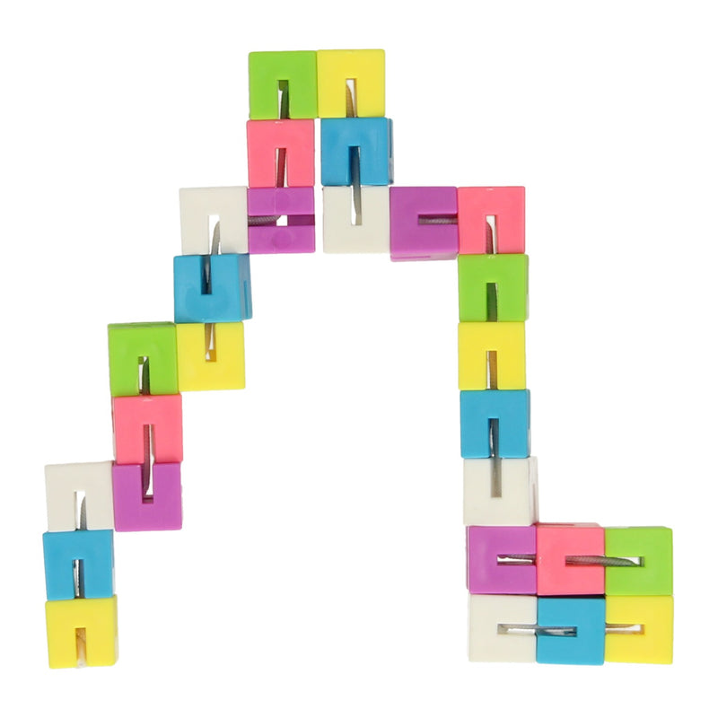 Load image into Gallery viewer, Houten schakelpuzzel kleur
