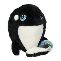 Knuffel big head pluche walvis, 21cm - lengte 21 cm