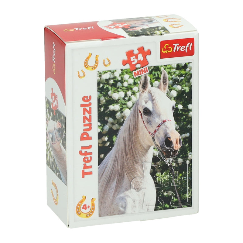 Load image into Gallery viewer, Mini puzzel paarden, 54st.

