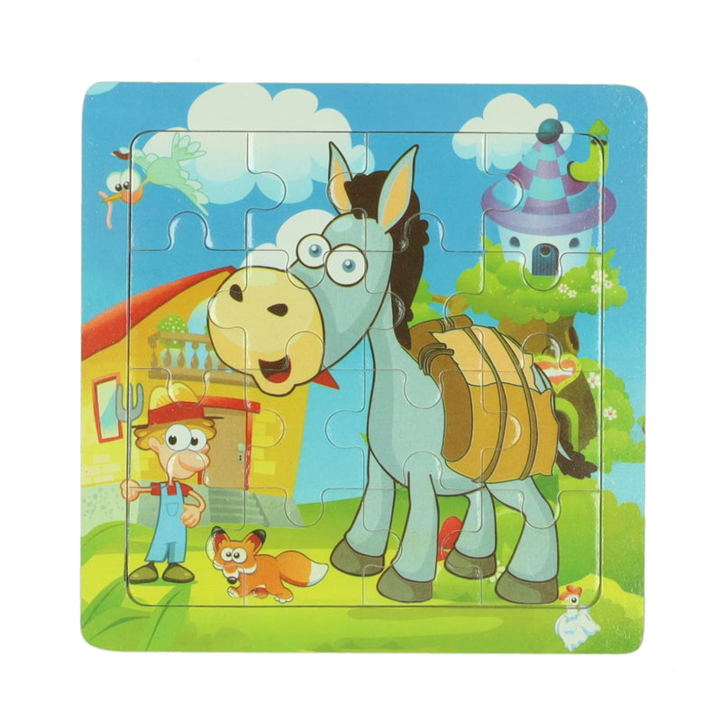 Load image into Gallery viewer, Houten puzzel dier, 16st.
