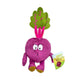 Knuffel pluche rode biet, 27cm