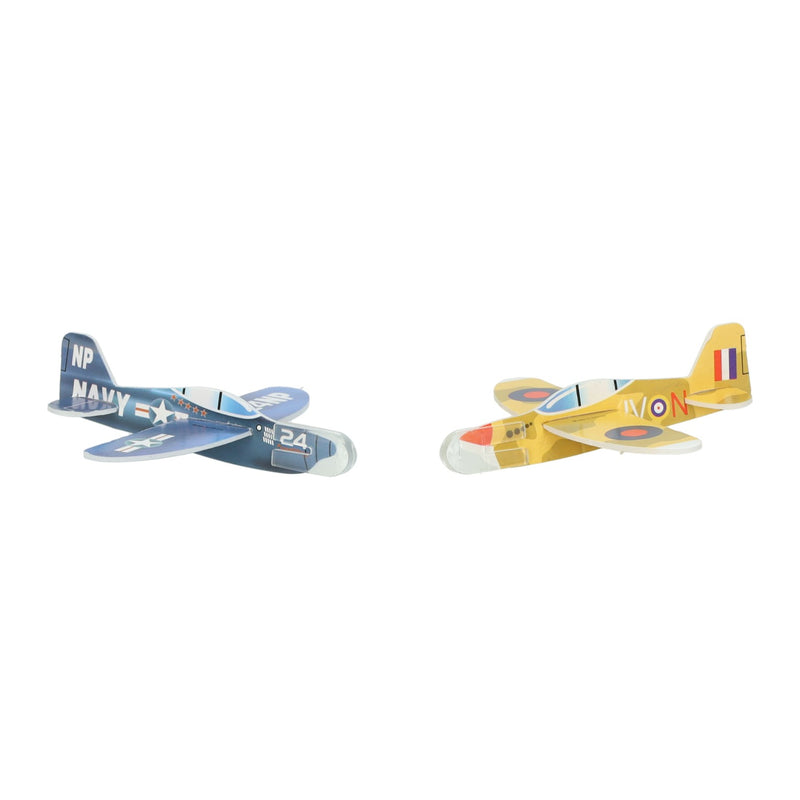 Cargue la imagen en el visor de la galería, 3d foam vliegtuig 9cm - 2st.
