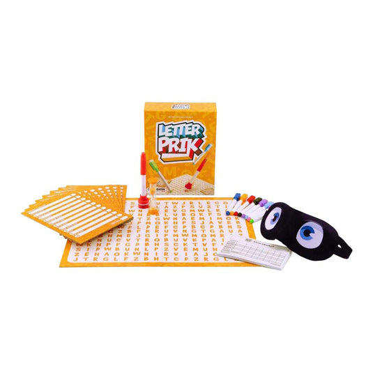 Intro pingion games - letterprik bordspel