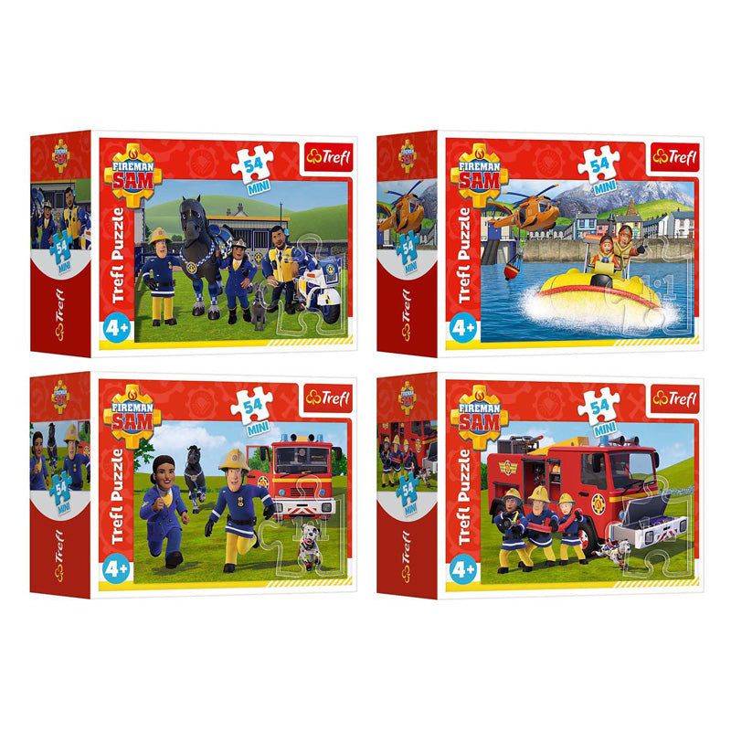 Laden Sie das Bild in Galerie -Viewer, Brandweerman sam mini puzzel - 54st.
